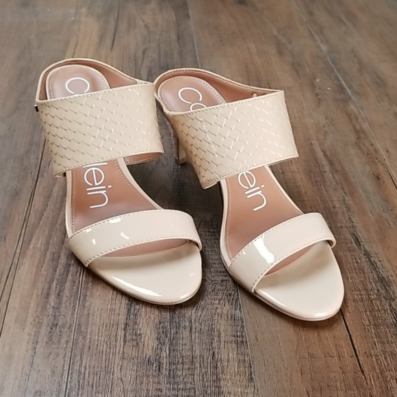 Calvin Klein Shoes - Calvin Klein Womens Cecily Leather Open Toe Casual